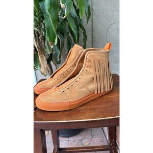 DANIEL PATRICK Size 9 Men's Orange Shoes Designer Used